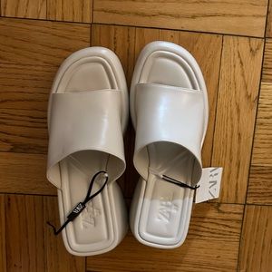 NWT Zara Platform Sandal
